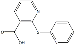 2-(pyridin-2-ylthio)nicotinic acid Structure