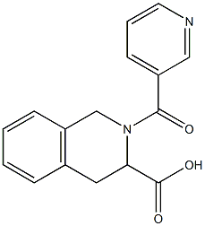 2-(pyridin-3-ylcarbonyl)-1,2,3,4-tetrahydroisoquinoline-3-carboxylic acid