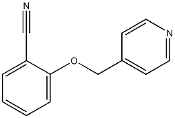 2-(pyridin-4-ylmethoxy)benzonitrile 结构式