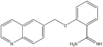2-(quinolin-6-ylmethoxy)benzene-1-carboximidamide