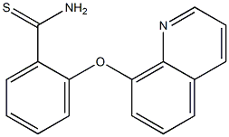 2-(quinolin-8-yloxy)benzene-1-carbothioamide