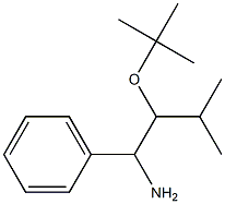 2-(tert-butoxy)-3-methyl-1-phenylbutan-1-amine,,结构式