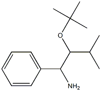 2-(tert-butoxy)-3-methyl-1-phenylbutan-1-amine Structure