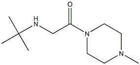 2-(tert-butylamino)-1-(4-methylpiperazin-1-yl)ethan-1-one Struktur