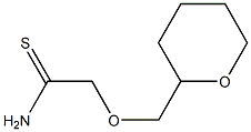 2-(tetrahydro-2H-pyran-2-ylmethoxy)ethanethioamide,,结构式