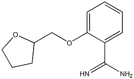 2-(tetrahydrofuran-2-ylmethoxy)benzenecarboximidamide,,结构式