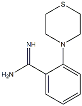 2-(thiomorpholin-4-yl)benzene-1-carboximidamide Structure