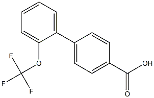 2'-(trifluoromethoxy)-1,1'-biphenyl-4-carboxylic acid Structure