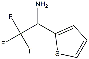 2,2,2-trifluoro-1-(thiophen-2-yl)ethan-1-amine,,结构式