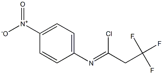 2,2,2-trifluoro-N-(4-nitrophenyl)ethanecarbonimidoyl chloride,,结构式