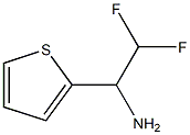 2,2-difluoro-1-(thiophen-2-yl)ethan-1-amine Structure