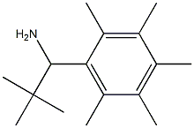 2,2-dimethyl-1-(2,3,4,5,6-pentamethylphenyl)propan-1-amine Structure
