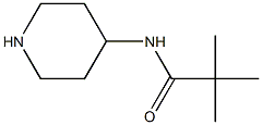 2,2-dimethyl-N-piperidin-4-ylpropanamide Struktur