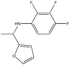 2,3,4-trifluoro-N-[1-(furan-2-yl)ethyl]aniline