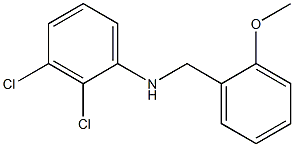 2,3-dichloro-N-[(2-methoxyphenyl)methyl]aniline Structure
