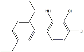 2,3-dichloro-N-[1-(4-ethylphenyl)ethyl]aniline Structure