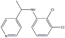 2,3-dichloro-N-[1-(pyridin-4-yl)ethyl]aniline 化学構造式