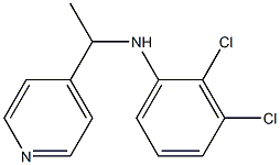 2,3-dichloro-N-[1-(pyridin-4-yl)ethyl]aniline,,结构式