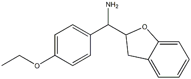 2,3-dihydro-1-benzofuran-2-yl(4-ethoxyphenyl)methanamine|