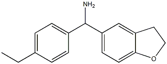 2,3-dihydro-1-benzofuran-5-yl(4-ethylphenyl)methanamine