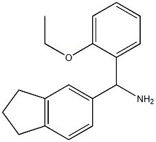 2,3-dihydro-1H-inden-5-yl(2-ethoxyphenyl)methanamine,,结构式