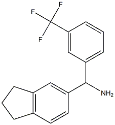 2,3-dihydro-1H-inden-5-yl[3-(trifluoromethyl)phenyl]methanamine