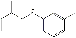 2,3-dimethyl-N-(2-methylbutyl)aniline,,结构式