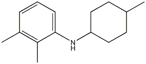 2,3-dimethyl-N-(4-methylcyclohexyl)aniline Struktur