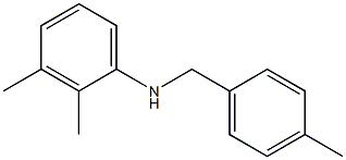 2,3-dimethyl-N-[(4-methylphenyl)methyl]aniline,,结构式
