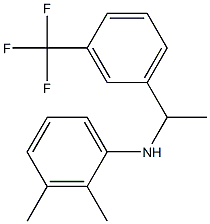 2,3-dimethyl-N-{1-[3-(trifluoromethyl)phenyl]ethyl}aniline,,结构式