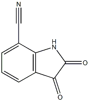 2,3-dioxo-2,3-dihydro-1H-indole-7-carbonitrile|