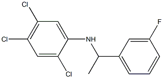 2,4,5-trichloro-N-[1-(3-fluorophenyl)ethyl]aniline