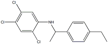 2,4,5-trichloro-N-[1-(4-ethylphenyl)ethyl]aniline|