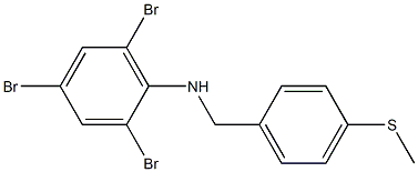  2,4,6-tribromo-N-{[4-(methylsulfanyl)phenyl]methyl}aniline