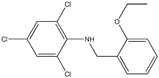  2,4,6-trichloro-N-[(2-ethoxyphenyl)methyl]aniline