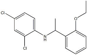 2,4-dichloro-N-[1-(2-ethoxyphenyl)ethyl]aniline 结构式