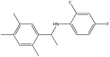 2,4-difluoro-N-[1-(2,4,5-trimethylphenyl)ethyl]aniline