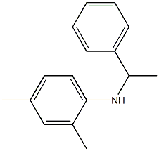 2,4-dimethyl-N-(1-phenylethyl)aniline Struktur