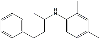 2,4-dimethyl-N-(4-phenylbutan-2-yl)aniline,,结构式