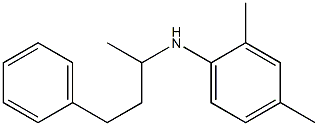 2,4-dimethyl-N-(4-phenylbutan-2-yl)aniline Structure