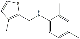 2,4-dimethyl-N-[(3-methylthiophen-2-yl)methyl]aniline Structure