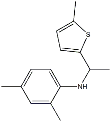 2,4-dimethyl-N-[1-(5-methylthiophen-2-yl)ethyl]aniline