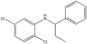 2,5-dichloro-N-(1-phenylpropyl)aniline Structure