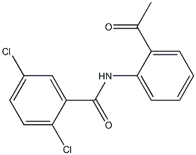 2,5-dichloro-N-(2-acetylphenyl)benzamide