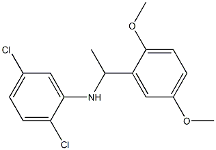 2,5-dichloro-N-[1-(2,5-dimethoxyphenyl)ethyl]aniline