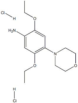 2,5-diethoxy-4-(morpholin-4-yl)aniline dihydrochloride,,结构式