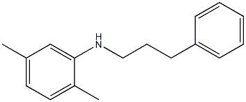 2,5-dimethyl-N-(3-phenylpropyl)aniline Structure