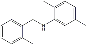 2,5-dimethyl-N-[(2-methylphenyl)methyl]aniline 结构式