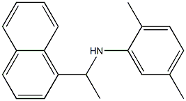 2,5-dimethyl-N-[1-(naphthalen-1-yl)ethyl]aniline 结构式