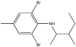 2,6-dibromo-4-methyl-N-(3-methylpentan-2-yl)aniline